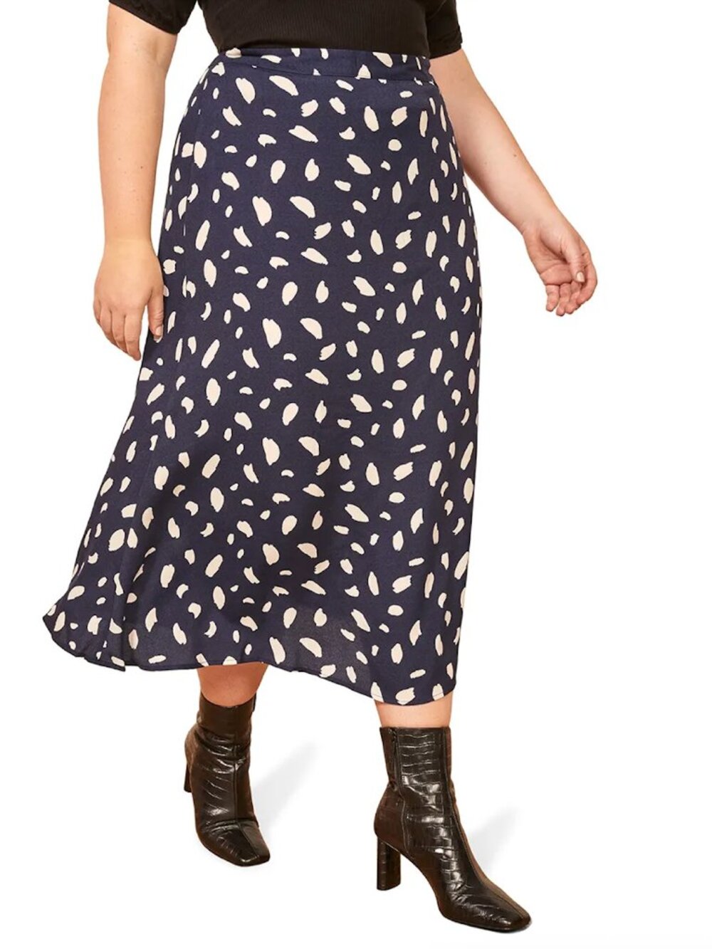 Reformation Bea Skirt in Splatter